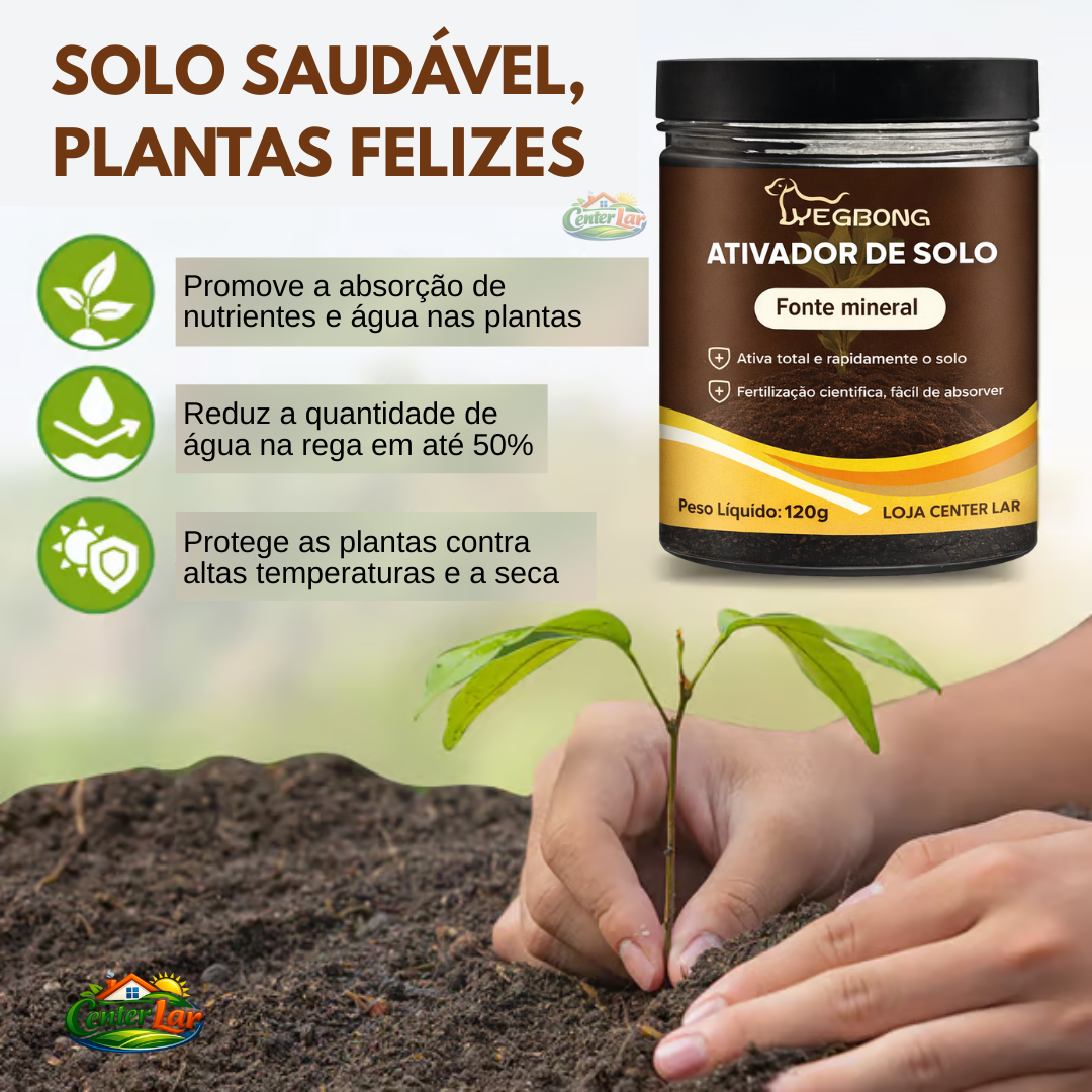 Ativador de Solo Yegbong™ - Promoção de Lançamento 🔥Por Tempo Limitado🔥