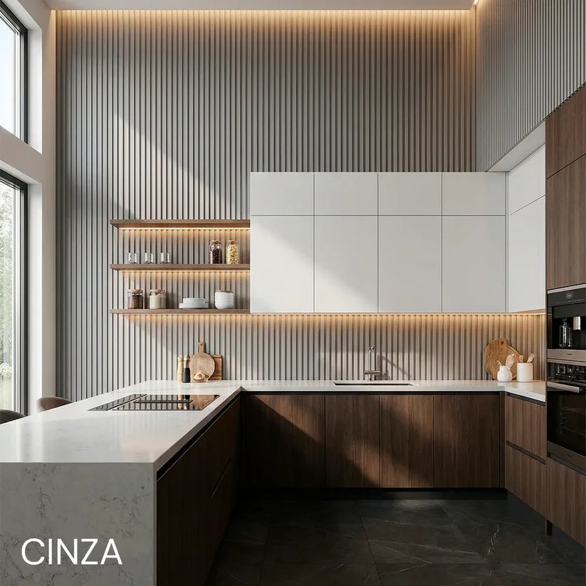 Painel de Ripa Laminado Autocolante Auréon - Sofisticação e Conforto em Cada Detalhe 🔥Queima de Estoque🔥