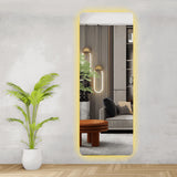 Espelho Grande com LED Sala Luxo 140x60cm Modelo LuGz