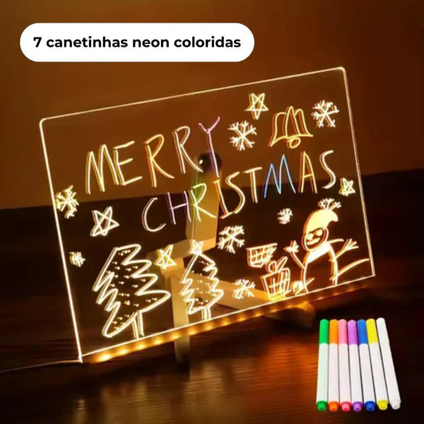 MagicBoard: O Quadro Mágico de Desenhos de Led - Kit Completo +BRINDE